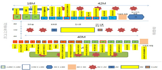 오는 21일 열리는 도시재생 장터 행사장 배치도. 서울시 제공